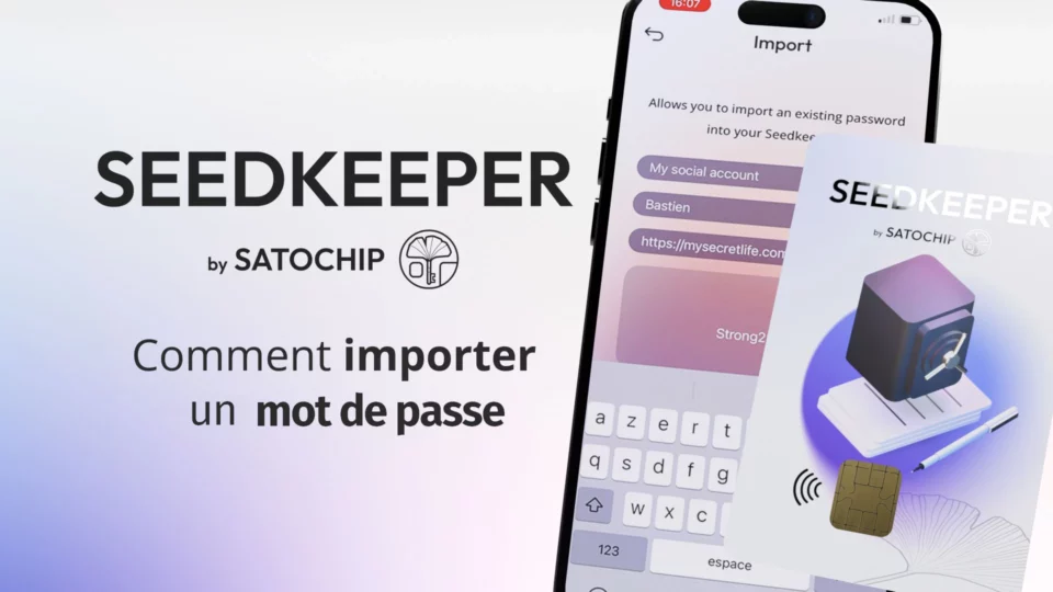 Vignette - Comment importer un mot de passe