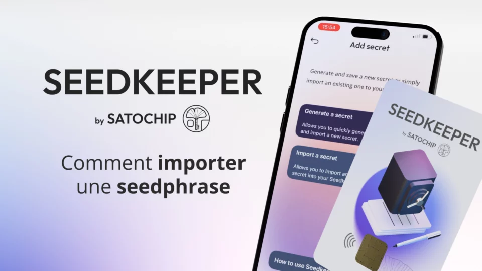 Vignette - Comment importer une seedphrase